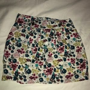 Forever 21 Floral Mini Skirt